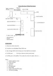 English Worksheet: Giving Directions In The Airport