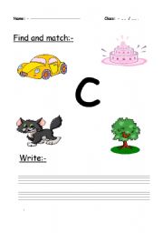 English worksheet: alphabet