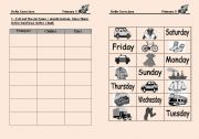 English Worksheet: cut and paste (simple classification)