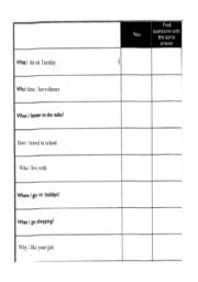 English Worksheet: wh-questions mingling