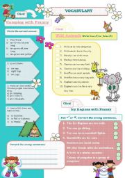 English Worksheet: FRANNY AROUND THE WORLD - Part 3