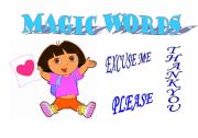 English worksheet: MAGIC WORDS