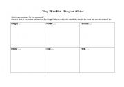 English worksheet: modal writing activiety