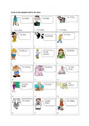 English Worksheet: subject pronouns