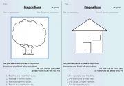 English Worksheet: Prepositions Pair Work