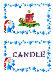 Christmas flash-cards and word cards (3/12)