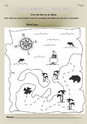 English Worksheet: lost on an island - group work/individual work