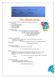 English worksheet: future tense