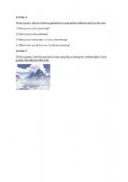 English worksheet: worksheet