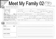 English Worksheet: My Family 02 (3/3)