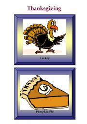 Thanksgiving vocabulary