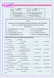 English Worksheet: The passive voice