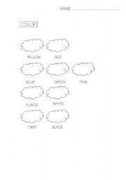 English Worksheet: Colors&numbers&shapes