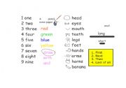 English Worksheet: Word Bank - How to draw a monster