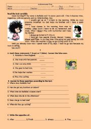 English Worksheet: DAILY ROUTINE