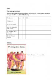 English worksheet: Sport and steroid 