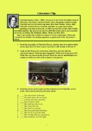 English Worksheet: Literature Clip. Jane Eyre.