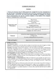English Worksheet: How to write an e-mail