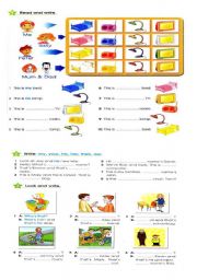 English Worksheet: possessive adjectives - exercises