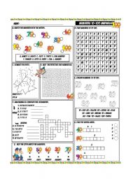 English Worksheet: Numbers 10-100 Madness