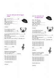 English worksheet: You can leave you hat on!