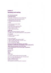 English Worksheet: Reading and listening skills
