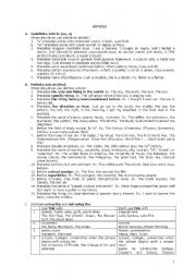 English Worksheet: article