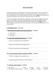 English worksheet: TEST