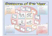 English worksheet: Seasons of the Year 