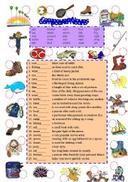 English Worksheet: compound nouns 6