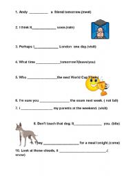 English Worksheet: Present Continuous