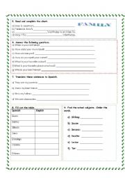 English worksheet: worksheet