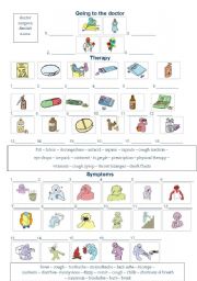 English Worksheet: Going to the doctor - Health vocabulary