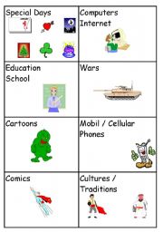 English Worksheet: SPEAK UP IS A FANTASTIC CONVERSATION GAME PART 2/2