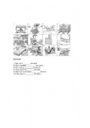 English Worksheet: preposicion of the place