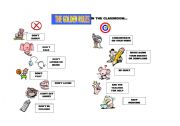 English Worksheet: classroom rules
