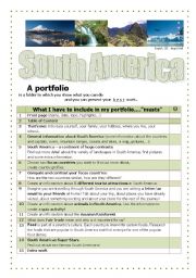 English Worksheet: Portfolio 