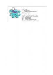 English Worksheet: monster