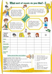 Do you like school?: English ESL worksheets pdf & doc