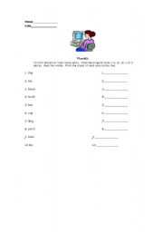 English Worksheet: Plurals 