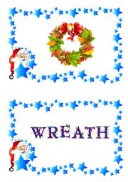 Christmas flash-cards and word-cards (6/12)