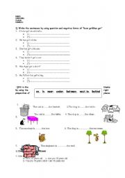 English worksheet: what is this?