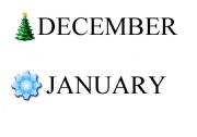 English Worksheet: Calendar months with pictures