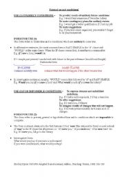 English worksheet: second conditional introduction