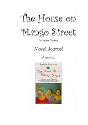 English Worksheet: House on Mango Street Novel Journal