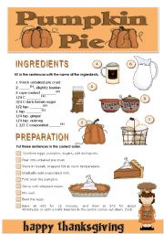 THANKSGIVING PUMPKIN PIE