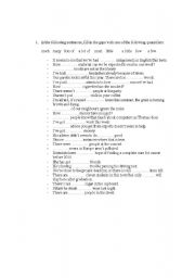 English Worksheet: Quantifiers
