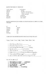 English worksheet: various