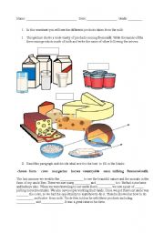 English Worksheet: Farm products