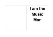 English worksheet: I am the Music man Songbook